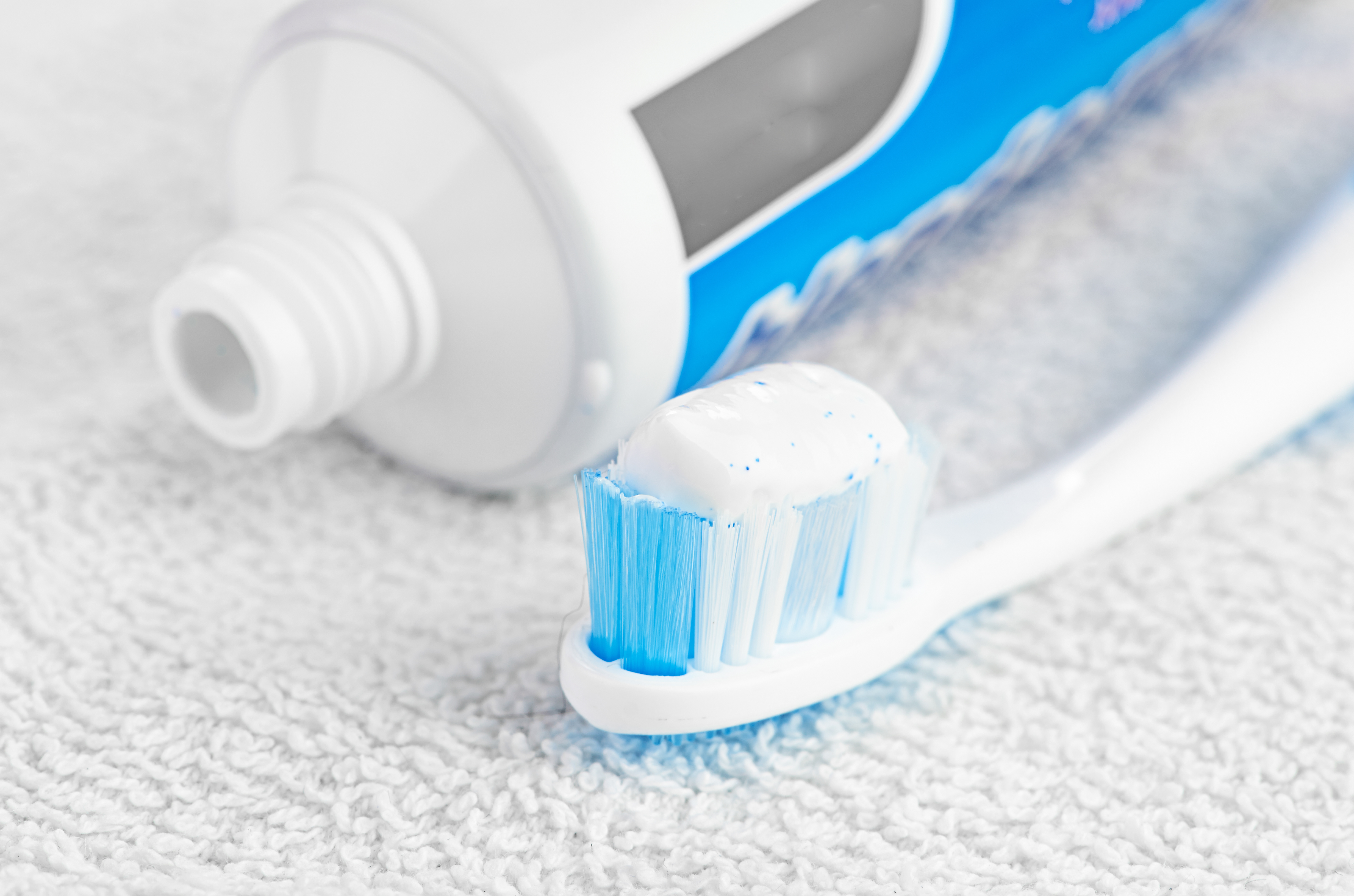 A little non-gel toothpaste works great for stain removal.